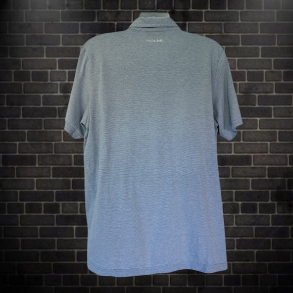 Travis Mathew The Zinna Polo Heather Light Blue. Size XXL - Picture 5 of 10